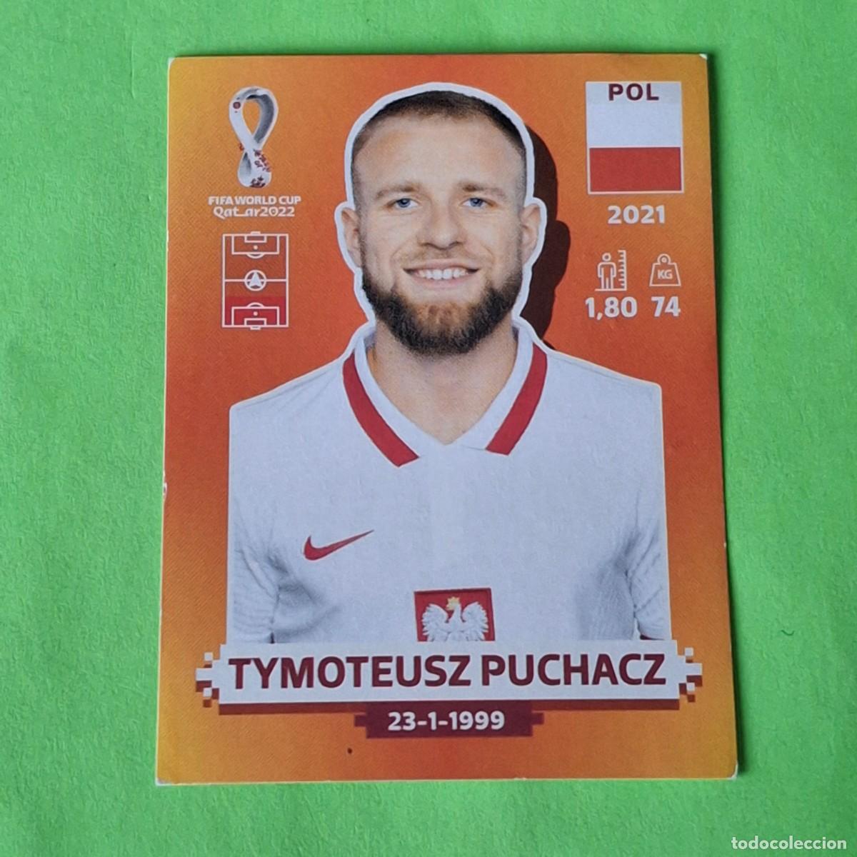Cromos de F&uacute;tbol: WORLD CUP MUNDIAL QATAR 2022 - VERSION NARANJA SUDAMERICA - POL 8 POLONIA - TYMOTEUSZ PUCHACZ