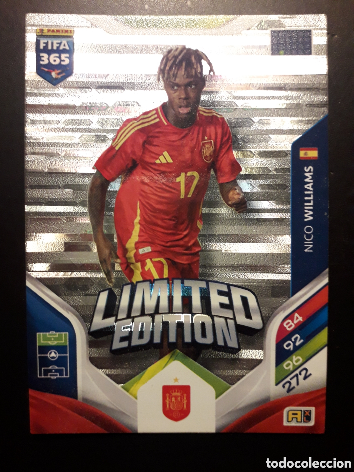 Figurine di Calcio: NICO WILLIAMS, ESPA&Ntilde;A ADRENALYN XL FIFA 365 PANINI 2026 LIMITED EDITION PEDIDO M&Iacute;NIMO 3&euro;