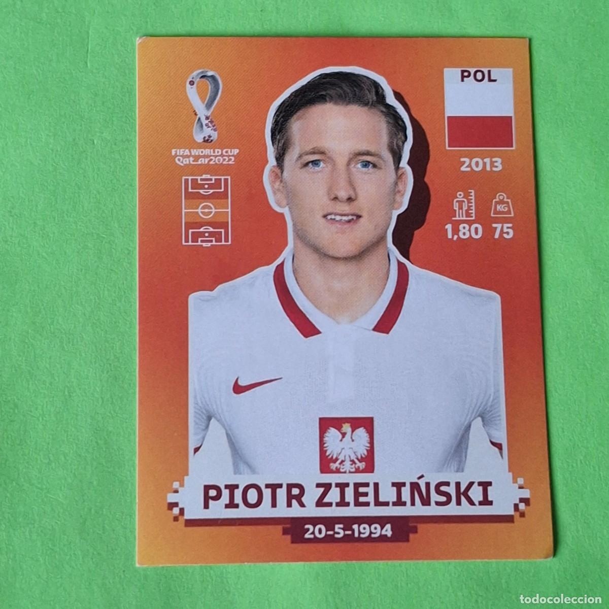 Figurine di Calcio: WORLD CUP MUNDIAL QATAR 2022 - VERSION NARANJA SUDAMERICA - POL 15 POLONIA - PIOTR ZIELINSKI