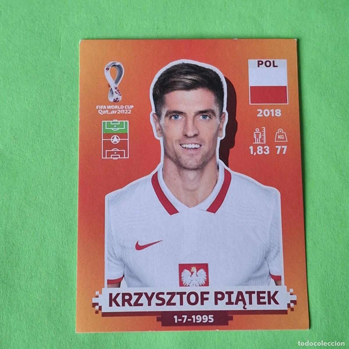 Cromos de F&uacute;tbol: WORLD CUP MUNDIAL QATAR 2022 - VERSION NARANJA SUDAMERICA - POL 18 POLONIA - KRZYSZTOF PIATEK