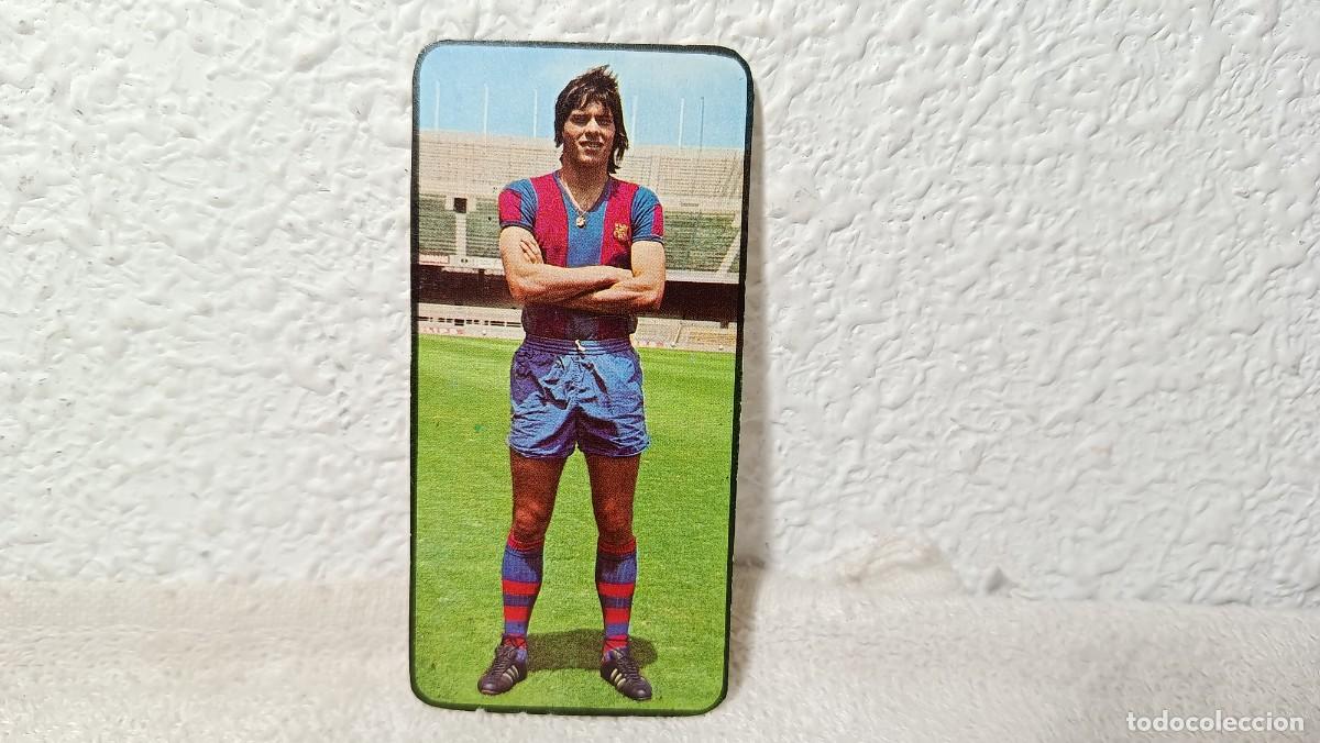Cromos de F&uacute;tbol: ANTIGUO CROMO N&ordm; 86 MIGUELI F.C BARCELONA RUIZ ROMERO CAMPEONATOS NACIONALES FUTBOL 1973 - 74