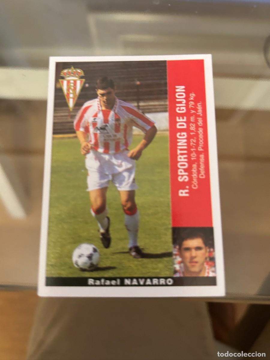 Cromos de F&uacute;tbol: NAVARRO SPRTING DE GIJON NUEVO LIGA 95 96 PANINI