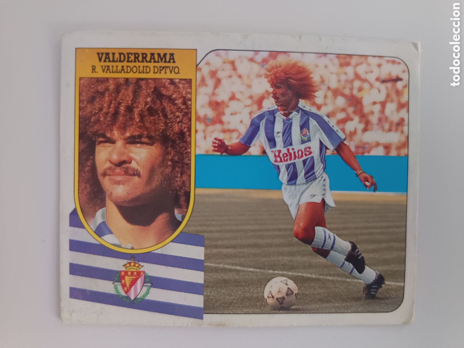 Cromos de F&uacute;tbol: CROMO VALDERRAMA COLOCA ED ESTE LIGA 91 92 1991 1992