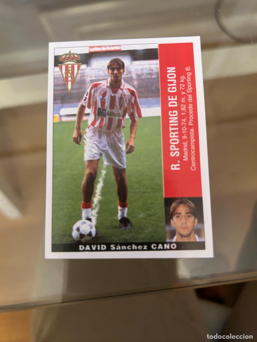 Cromos de F&uacute;tbol: DAVID CANO GIJON 95 96 PANINI NUEVO