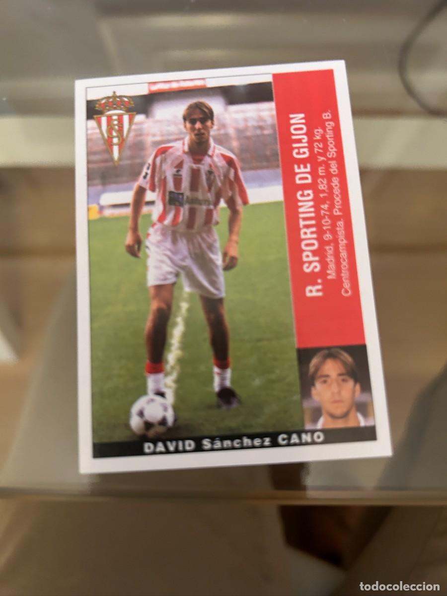 Cromos de F&uacute;tbol: DAVID CANO GIJON 95 96 PANINI NUEVO
