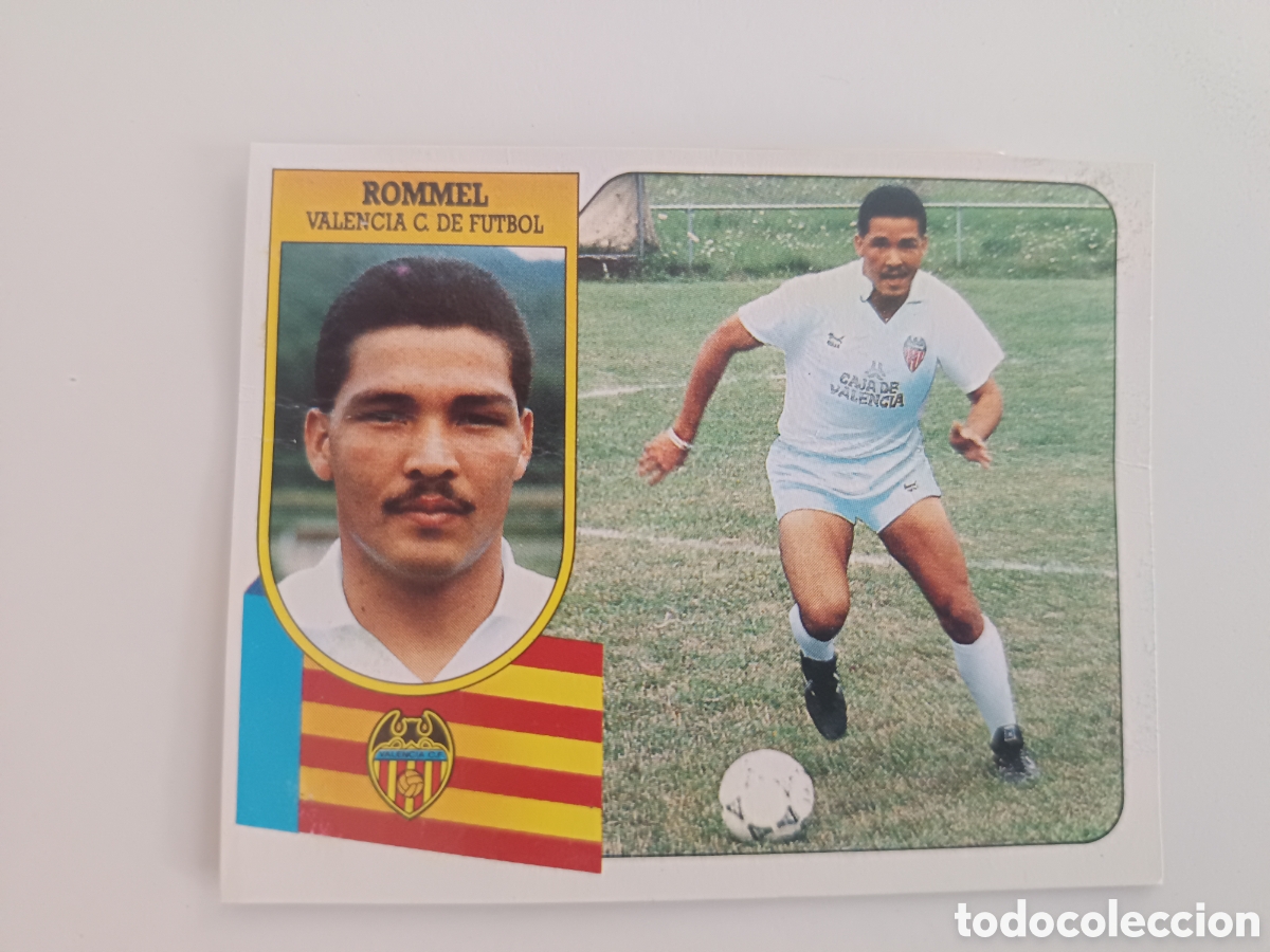 Cromos de F&uacute;tbol: CROMO ROMMEL FERN&Aacute;NDEZ COLOCA ED ESTE LIGA 91 92 1991 1992