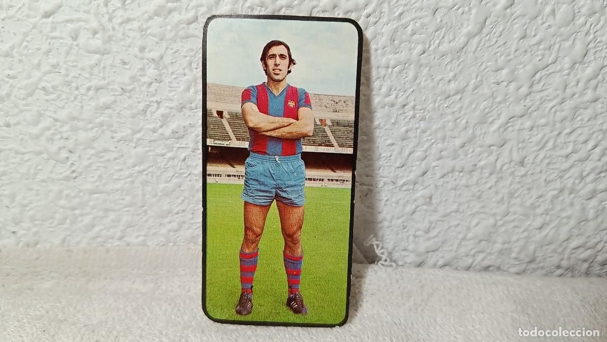 Cromos de F&uacute;tbol: ANTIGUO CROMO N&ordm; 82 ASENSI F.C BARCELONA RUIZ ROMERO CAMPEONATOS NACIONALES FUTBOL 1973 - 74