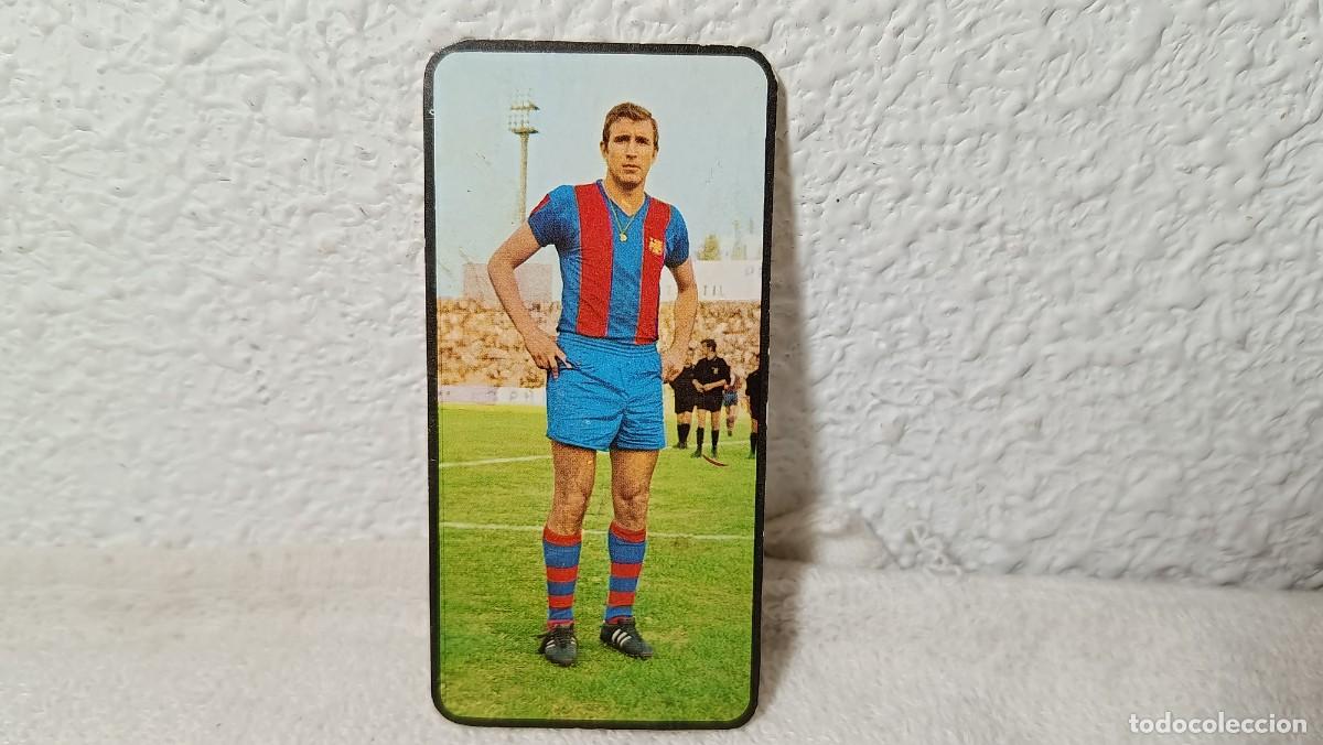Cromos de F&uacute;tbol: ANTIGUO CROMO N&ordm; 79 REXACH F.C BARCELONA RUIZ ROMERO CAMPEONATOS NACIONALES FUTBOL 1973 - 74
