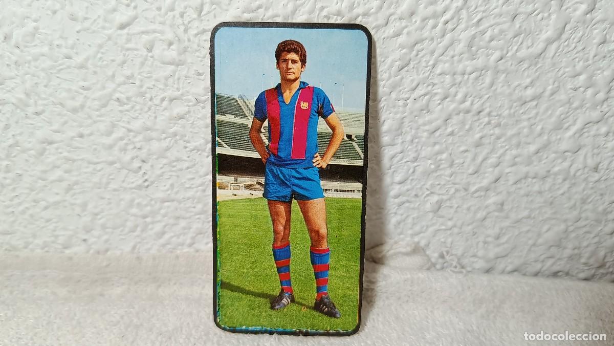 Cromos de F&uacute;tbol: ANTIGUO CROMO N&ordm; 80 MARTI FILOSIA F.C BARCELONA RUIZ ROMERO CAMPEONATOS NACIONALES FUTBOL 1973 - 74