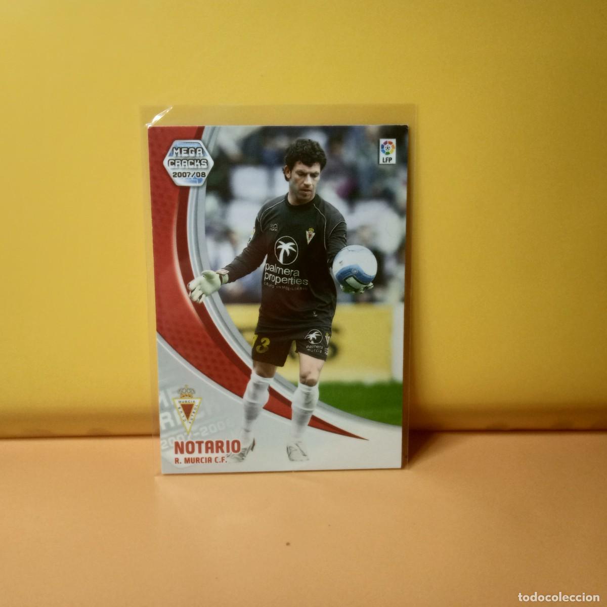 Cromos de F&uacute;tbol: MEGACRACKS 2007 2008 07 08, REAL MURCIA NOTARIO 200