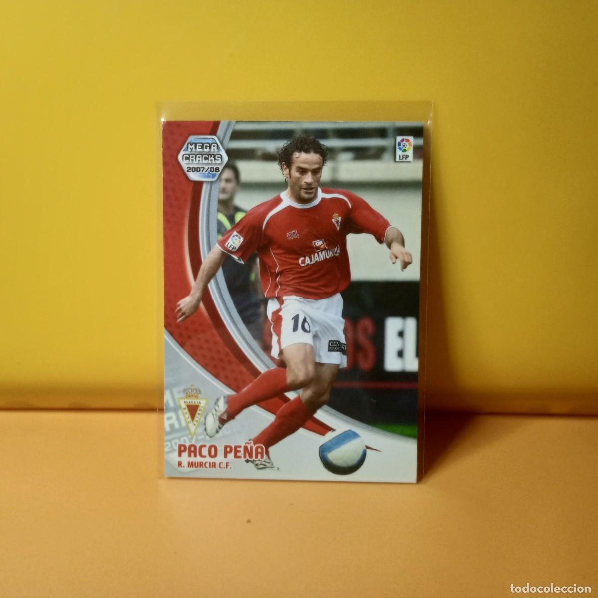 Football Stickers: MEGACRACKS 2007 2008 07 08, REAL MURCIA PACO PE&Ntilde;A 205