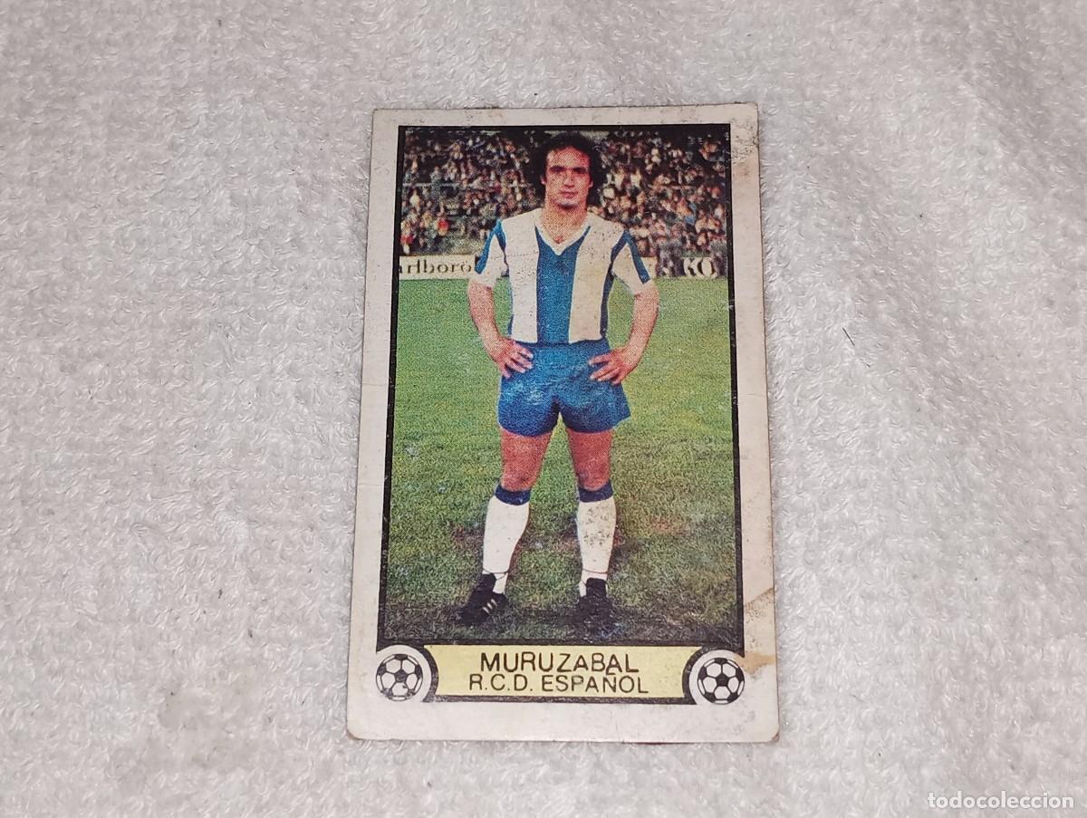 Fu&szlig;ball-Sticker: ANTIGUO CROMO MURUZABAL RCD ESPA&Ntilde;OL ED. ESTE LIGA DE FUTBOL 1979 - 80 79 - 80