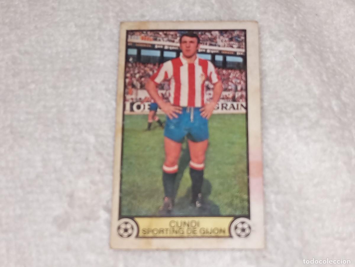 Fu&szlig;ball-Sticker: ANTIGUO CROMO FUTBOL CUNDI SPORTING DE GIJON ED. ESTE LIGA DE FUTBOL 1979 - 80 79 - 80