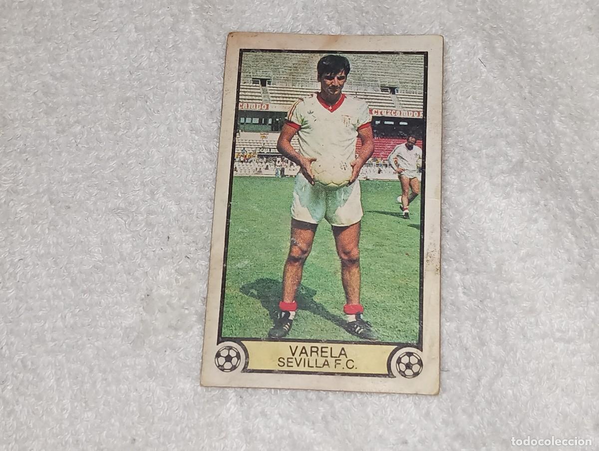 Fu&szlig;ball-Sticker: ANTIGUO CROMO FUTBOL VARELA SEVILLA F.C ED. ESTE LIGA DE FUTBOL 1979 - 80 79 - 80