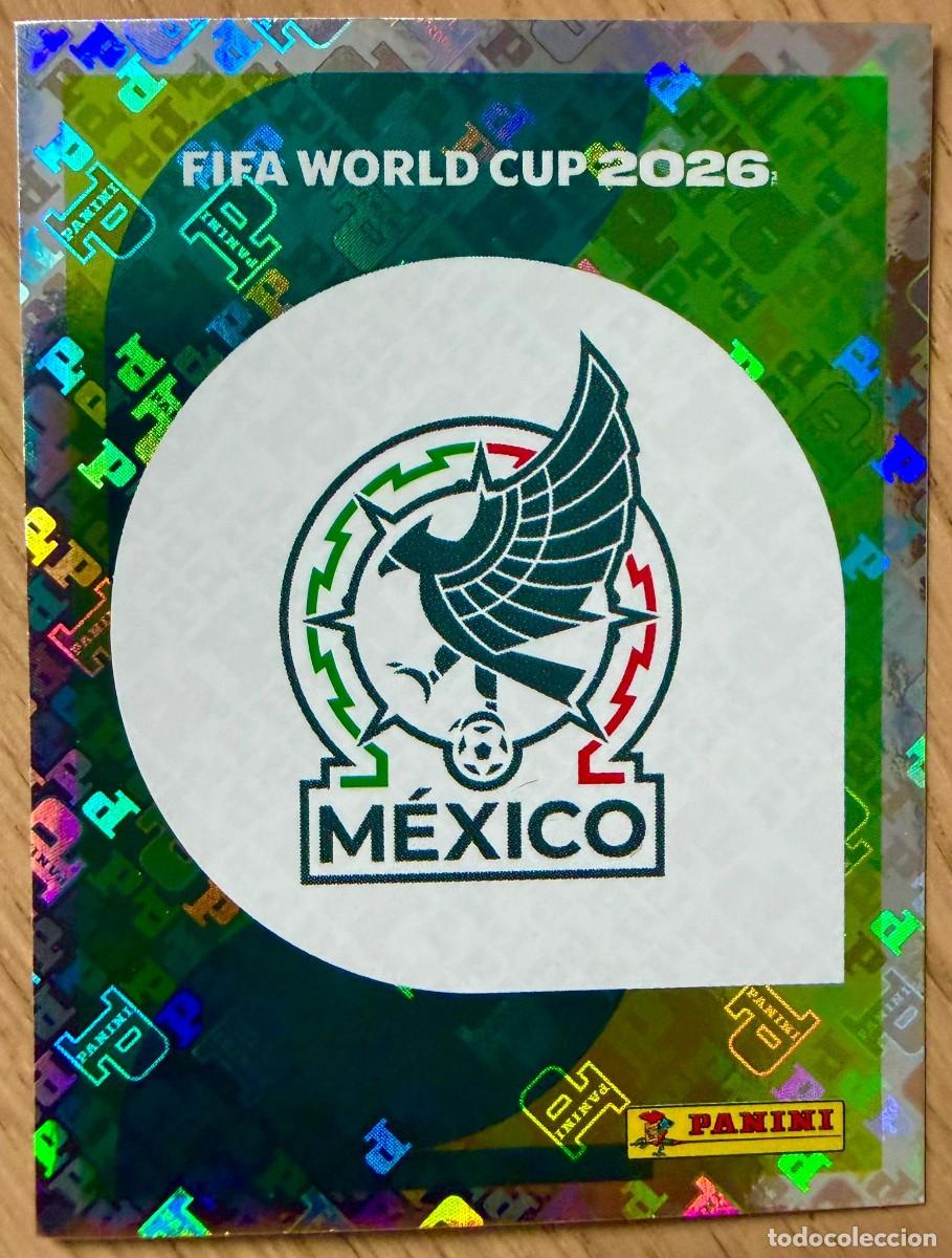 Cromos de F&uacute;tbol: MEX1 MEX 1 ESCUDO MEXICO MUNDIAL FIFA WORLD CUP 2026 26 STICKER PANINI CROMO SIN PEGAR