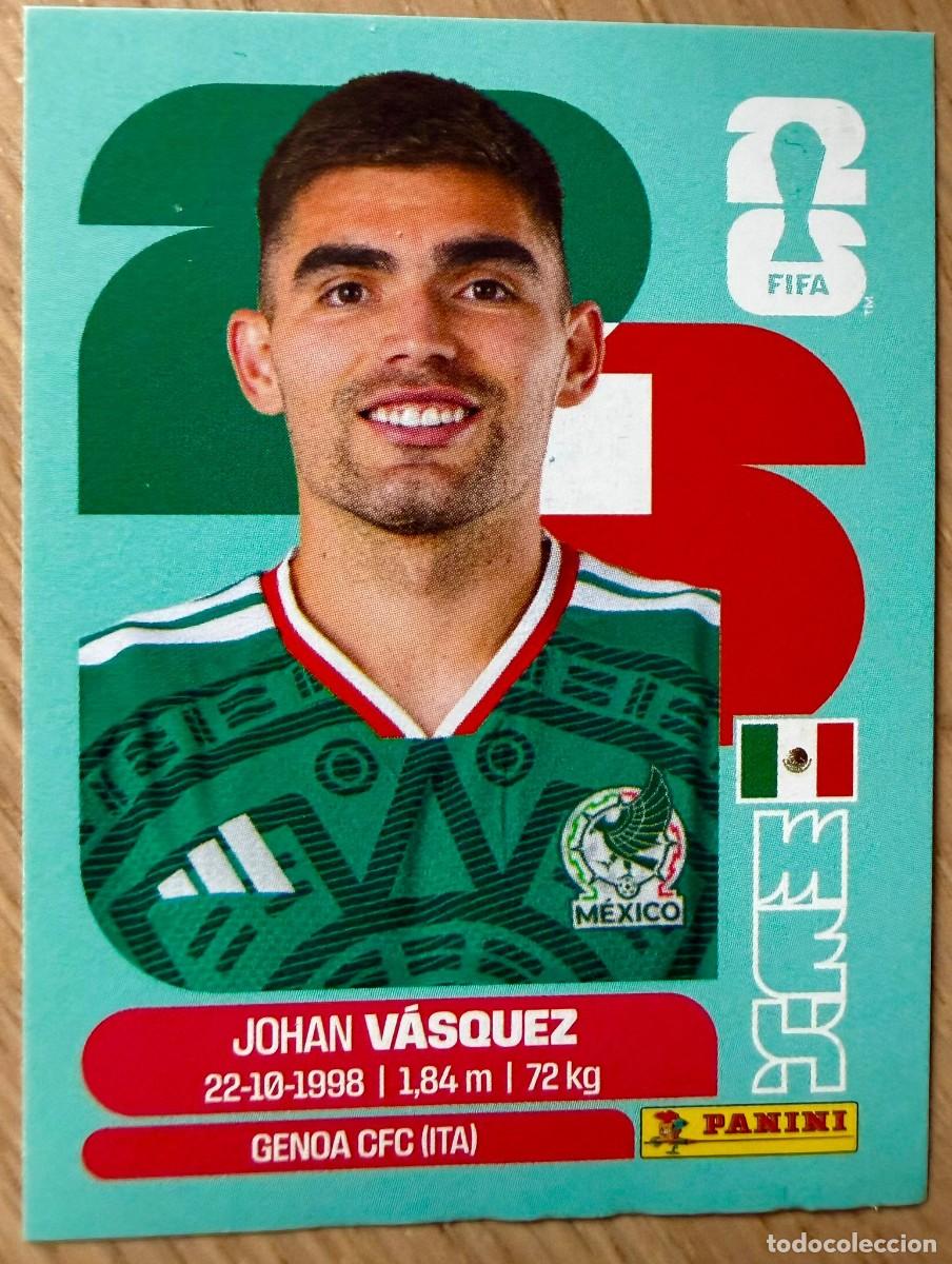 Cromos de F&uacute;tbol: MEX3 MEX 3 JOHAN VASQUEZ MEXICO MUNDIAL FIFA WORLD CUP 2026 26 STICKER PANINI CROMO SIN PEGAR