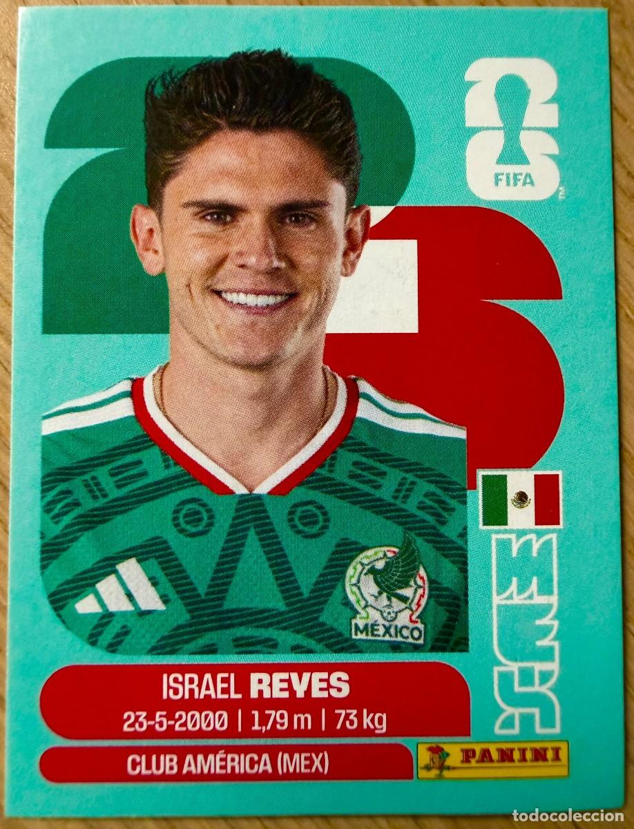 Cromos de F&uacute;tbol: MEX7 MEX 7 ISRAEL REYES MEXICO MUNDIAL FIFA WORLD CUP 2026 26 STICKER PANINI CROMO SIN PEGAR