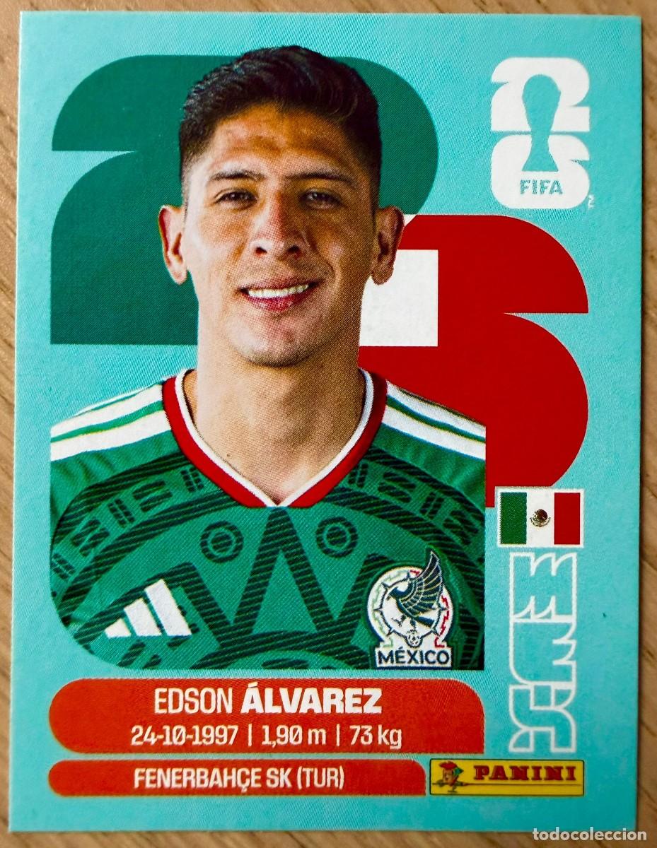 Cromos de F&uacute;tbol: MEX10 MEX 10 EDSON ALVAREZ MEXICO MUNDIAL FIFA WORLD CUP 2026 26 STICKER PANINI CROMO SIN PEGAR