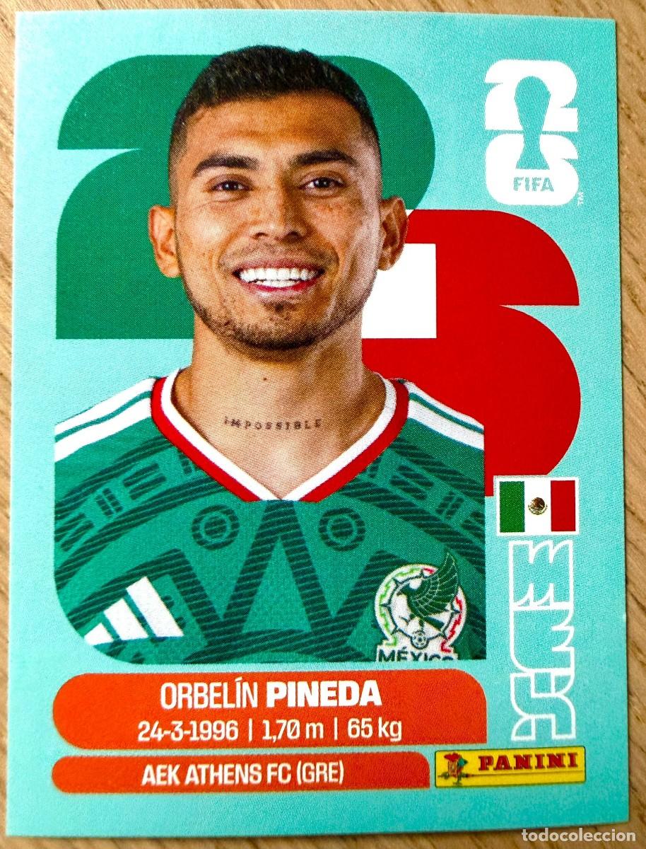 Cromos de F&uacute;tbol: MEX11 MEX 11 ORBELIN PINEDA MEXICO MUNDIAL FIFA WORLD CUP 2026 26 STICKER PANINI CROMO SIN PEGAR