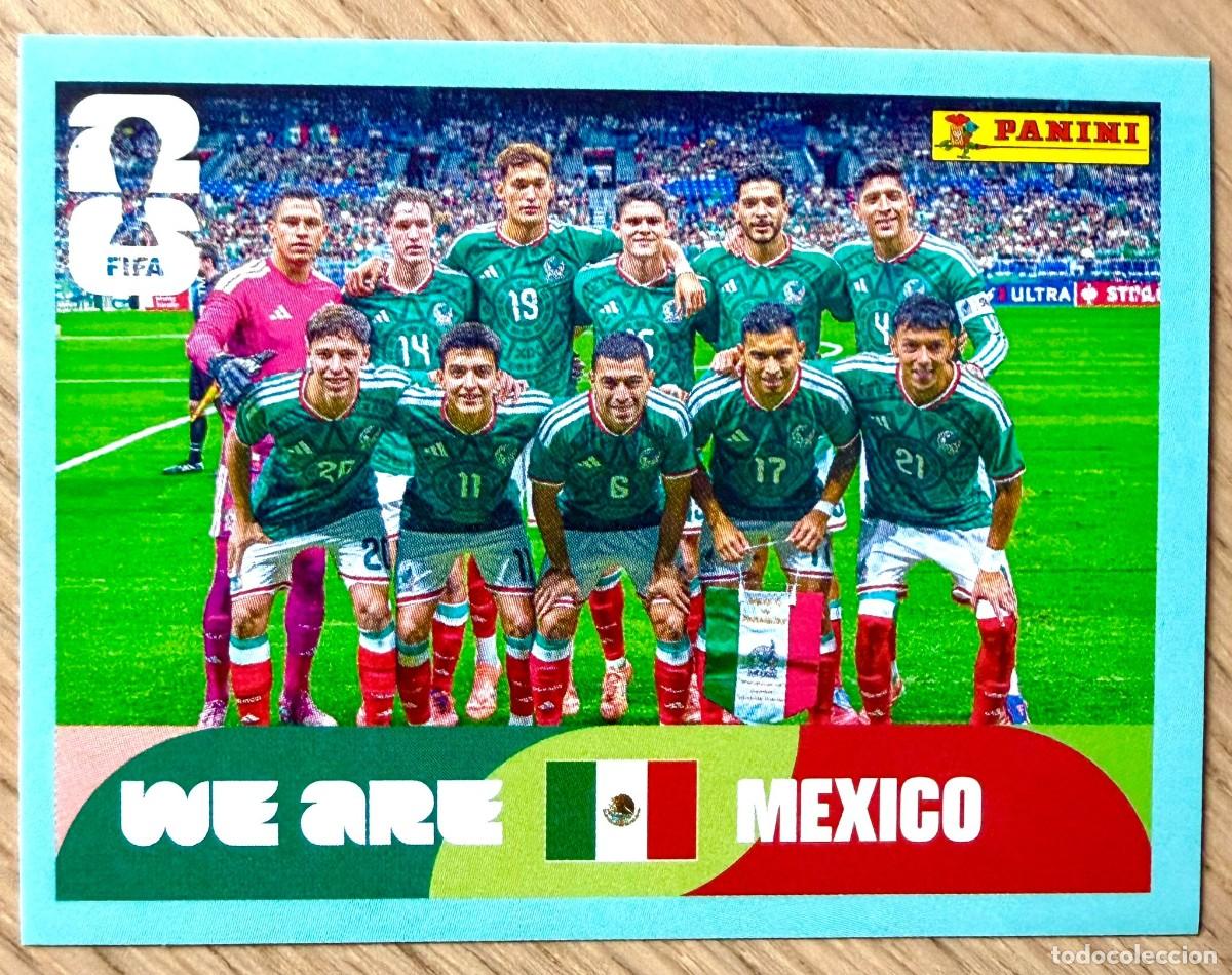 Football Stickers: MEX13 MEX 13 PLANTILLA MEXICO MUNDIAL FIFA WORLD CUP 2026 26 STICKER PANINI CROMO SIN PEGAR