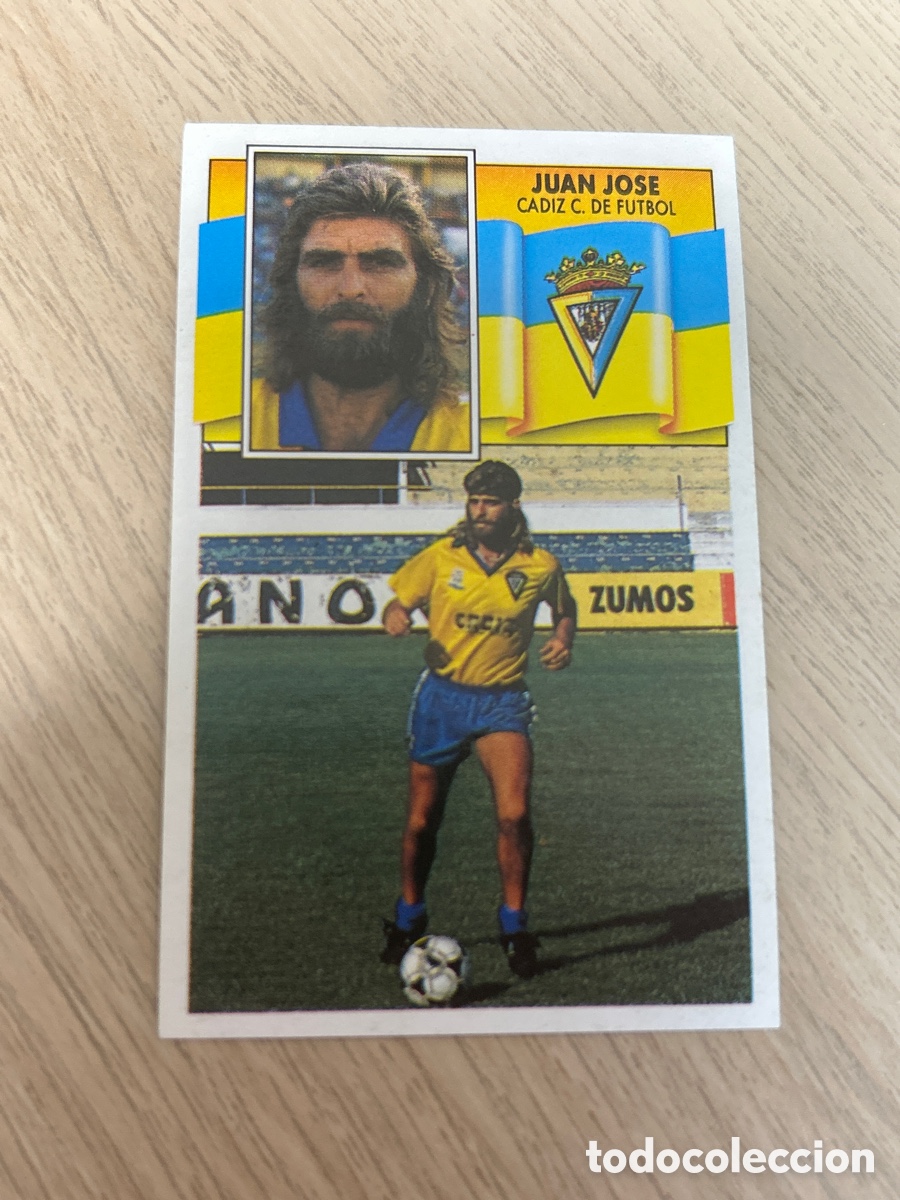 Football Stickers: JUAN JOSE CADIZ LIGA ESTE 1990 1991 90 91 NUNCA PEGADO SIN PEGAR
