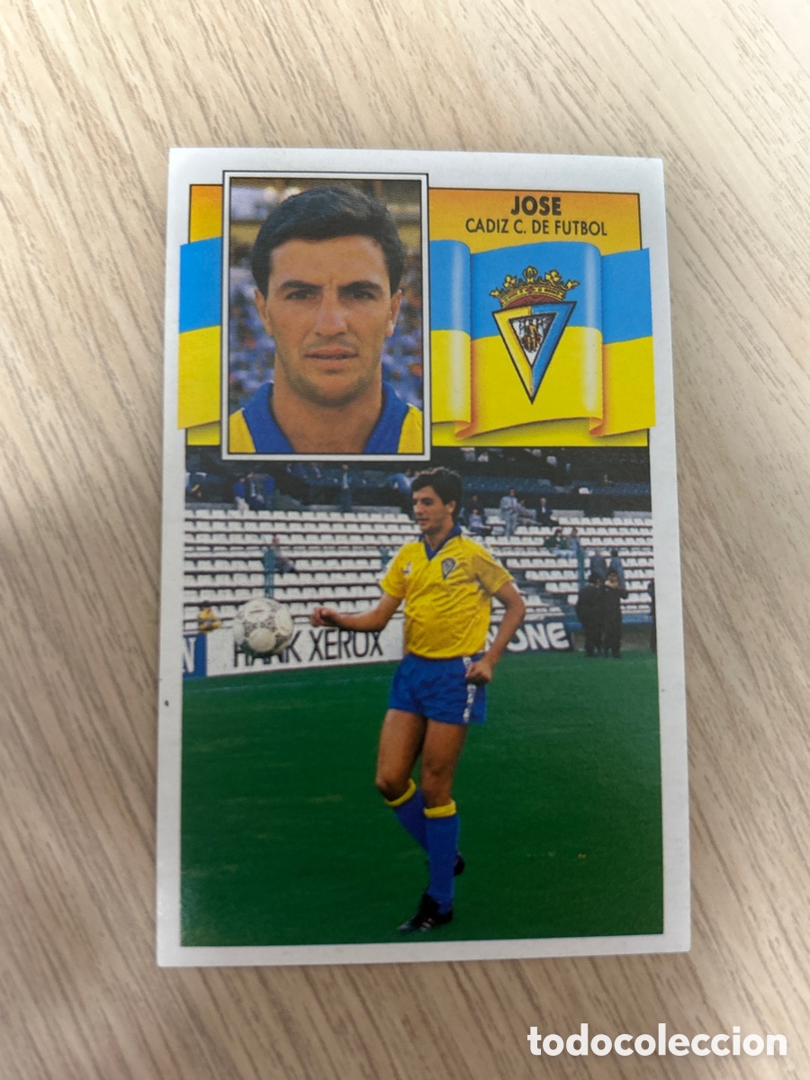 Football Stickers: JOSE CADIZ LIGA ESTE 1990 1991 90 91 NUNCA PEGADO SIN PEGAR