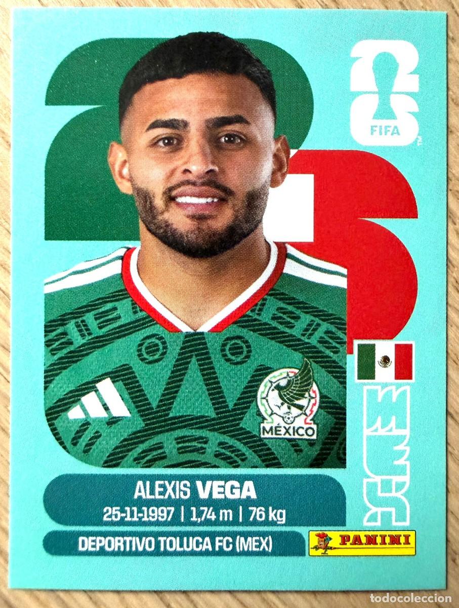 Football Stickers: MEX18 MEX 18 ALEXIS VEGA MEXICO MUNDIAL FIFA WORLD CUP 2026 26 STICKER PANINI CROMO SIN PEGAR