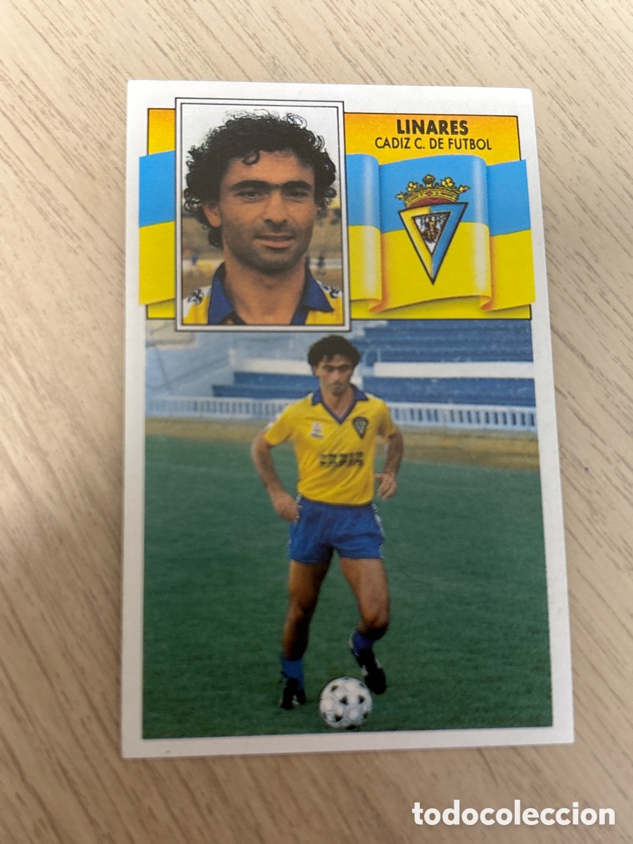 Cromos de f&uacute;tbol: LINARES CADIZ LIGA ESTE 1990 1991 90 91 NUNCA PEGADO SIN PEGAR