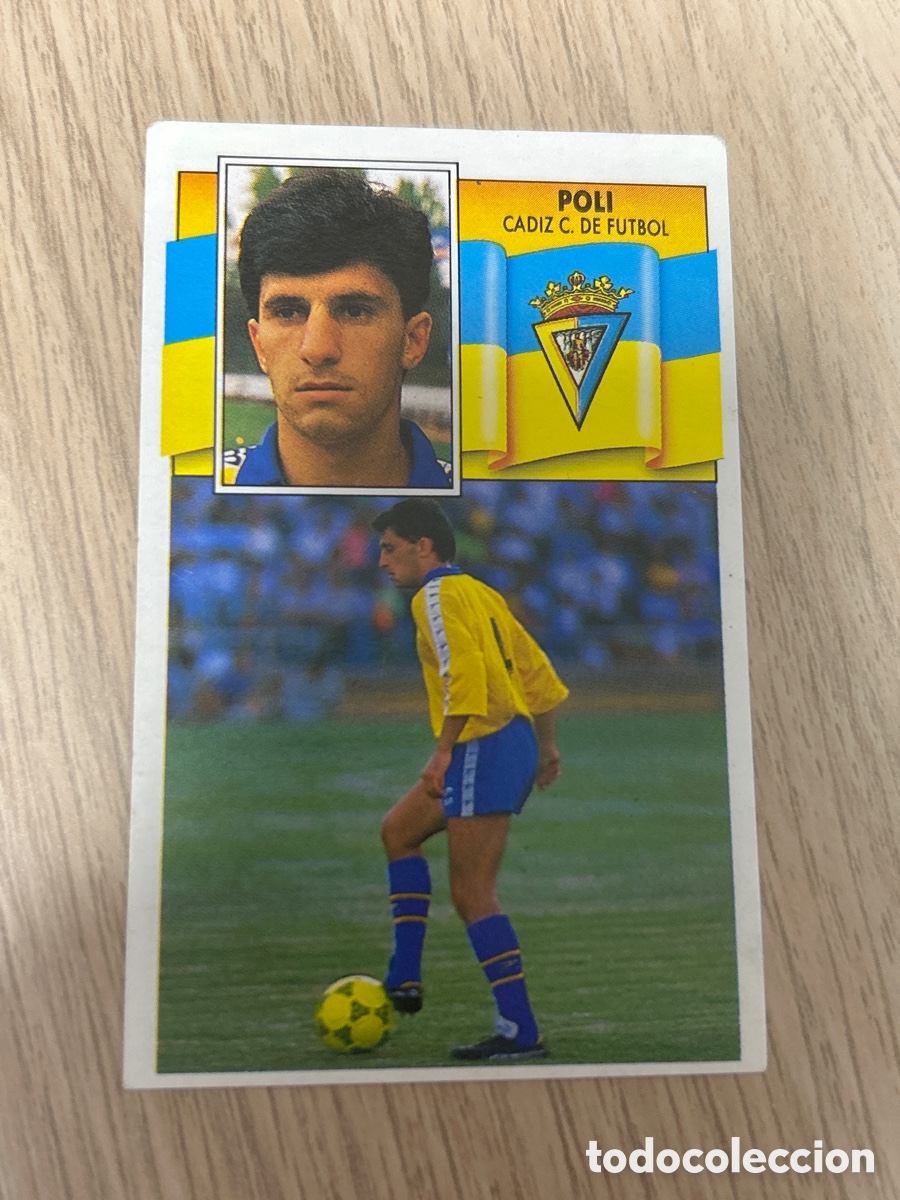 Cartes &agrave; collectionner de Football: POLI CADIZ LIGA ESTE 1990 1991 90 91 NUNCA PEGADO SIN PEGAR