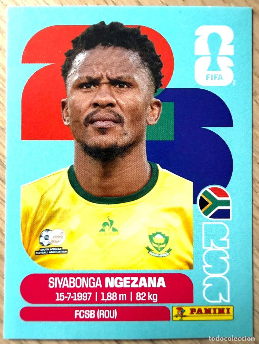 Cromos de F&uacute;tbol: RSA8 RSA 8 NGEZANA SUDAFRICA MUNDIAL FIFA WORLD CUP 2026 26 STICKER PANINI CROMO SIN PEGAR