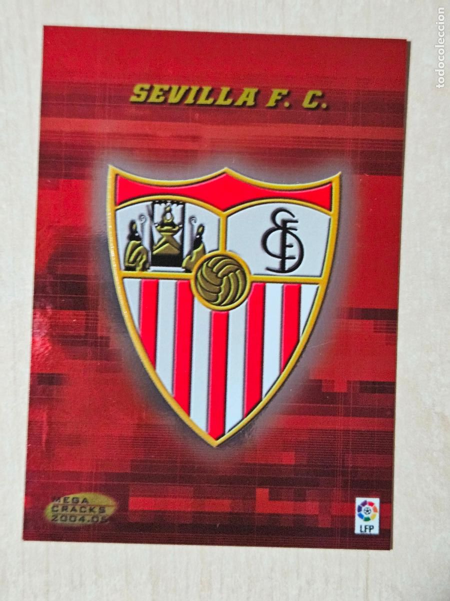 Cromos de F&uacute;tbol: CROMO N&ordm; 271 ESCUDO - MEGACRACKS 2004 05 - SEVILLA