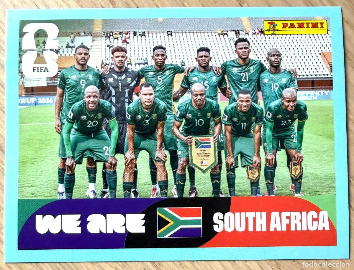 Cromos de F&uacute;tbol: RSA13 RSA 13 PLANTILLA SUDAFRICA MUNDIAL FIFA WORLD CUP 2026 26 STICKER PANINI CROMO SIN PEGAR