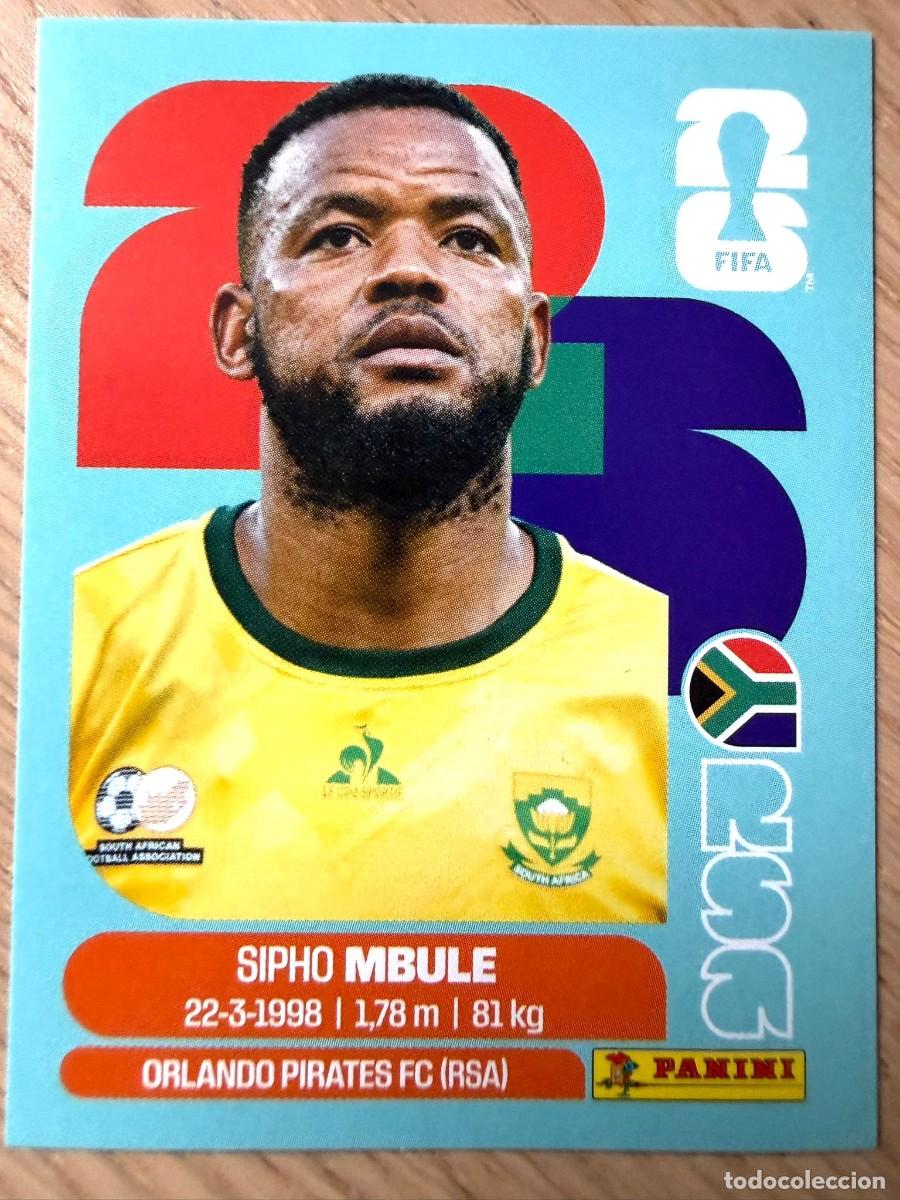 Cromos de F&uacute;tbol: RSA16 RSA 16 SIPHO MBULE SUDAFRICA MUNDIAL FIFA WORLD CUP 2026 26 STICKER PANINI CROMO SIN PEGAR