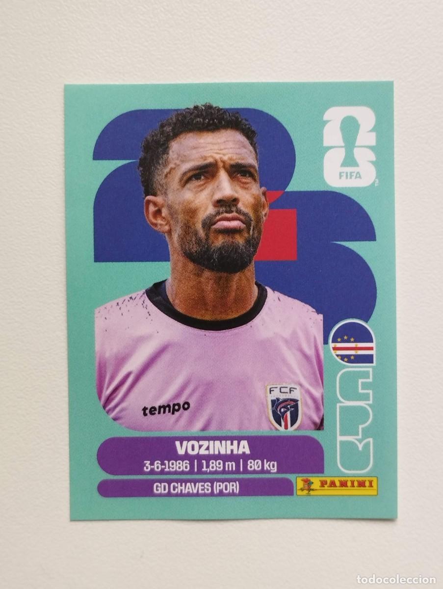 Cromos de F&uacute;tbol: CROMO STICKER WORLD CUP 2026 MUNDIAL 26 PANINI CABO VERDE CPV2 CPV 2 VOZINHA
