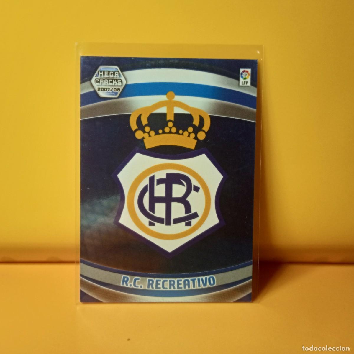 Cromos de F&uacute;tbol: MEGACRACKS 2007 2008 07 08, RECREATIVO DE HUELVA ESCUDO 253