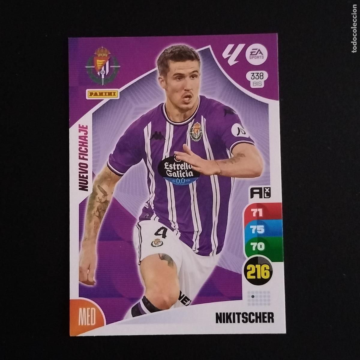 Cromos de F&uacute;tbol: 338 BIS NIKITSCHER NUEVO FICHAJE VALLADOLID CROMOS ADRENALYN XL LALIGA CARD 2024 2025 24 25 PANINI