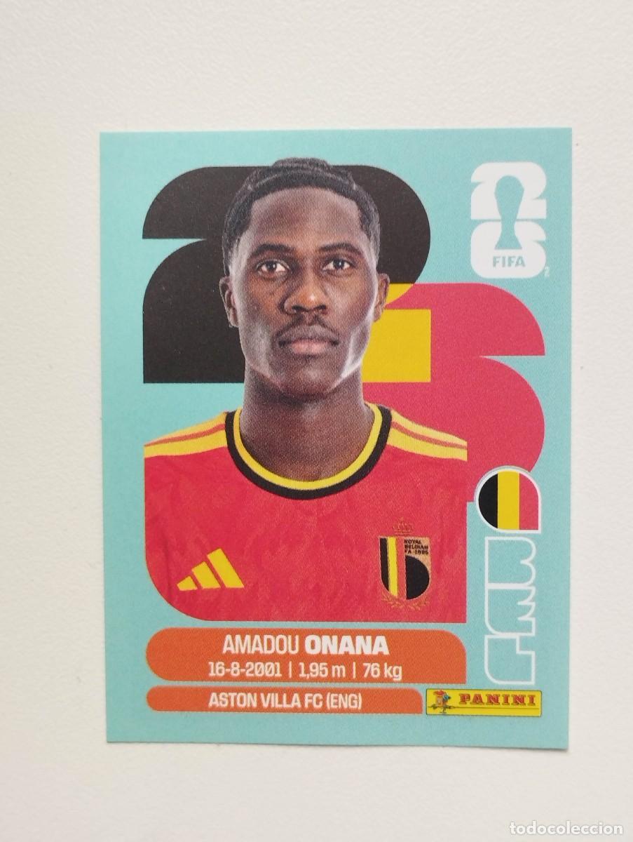Cromos de F&uacute;tbol: CROMO STICKER WORLD CUP 2026 MUNDIAL 26 PANINI BELGICA BEL10 BEL 10 AMADOU ONANA