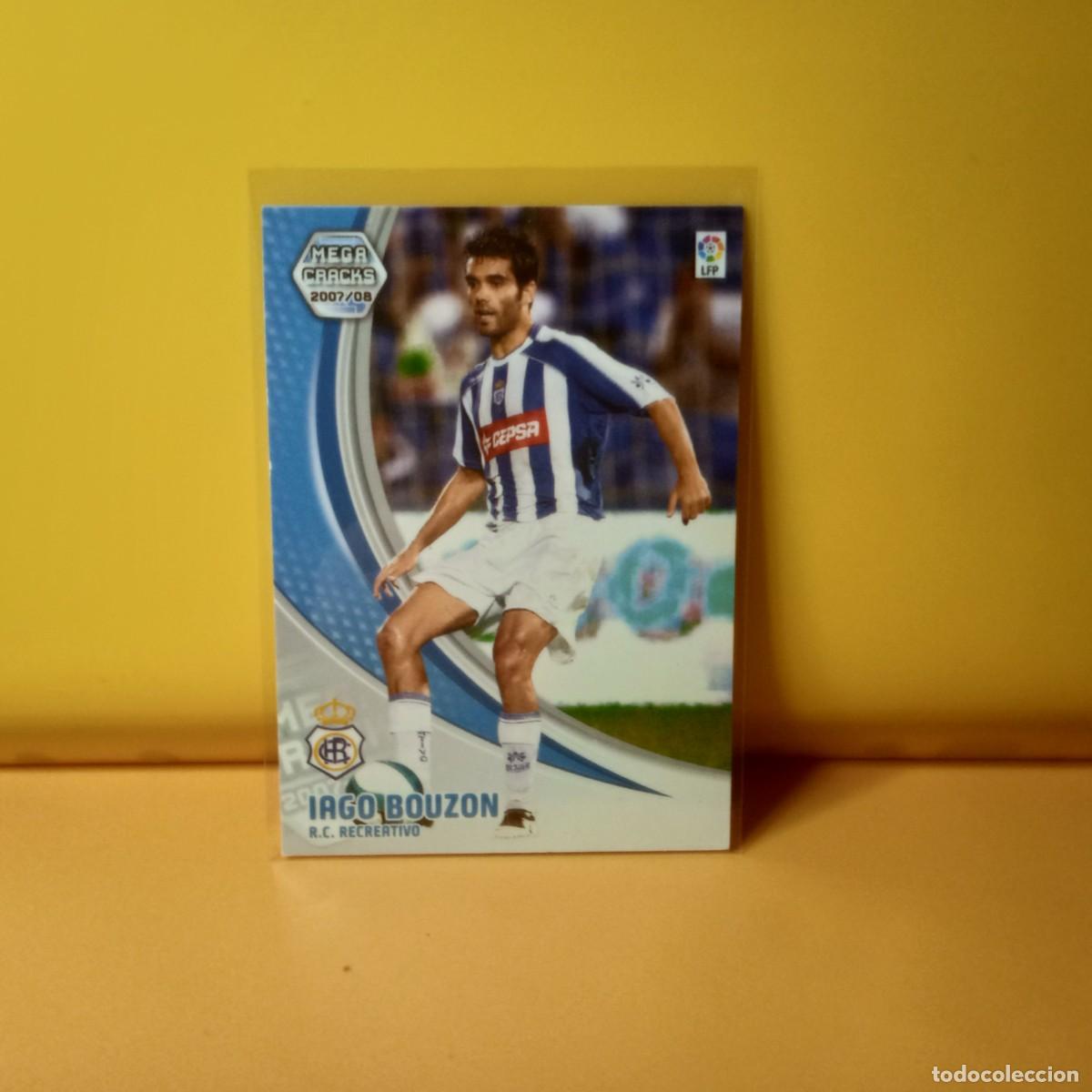 Cromos de F&uacute;tbol: MEGACRACKS 2007 2008 07 08, RECREATIVO DE HUELVA IAGO BOUZON 258