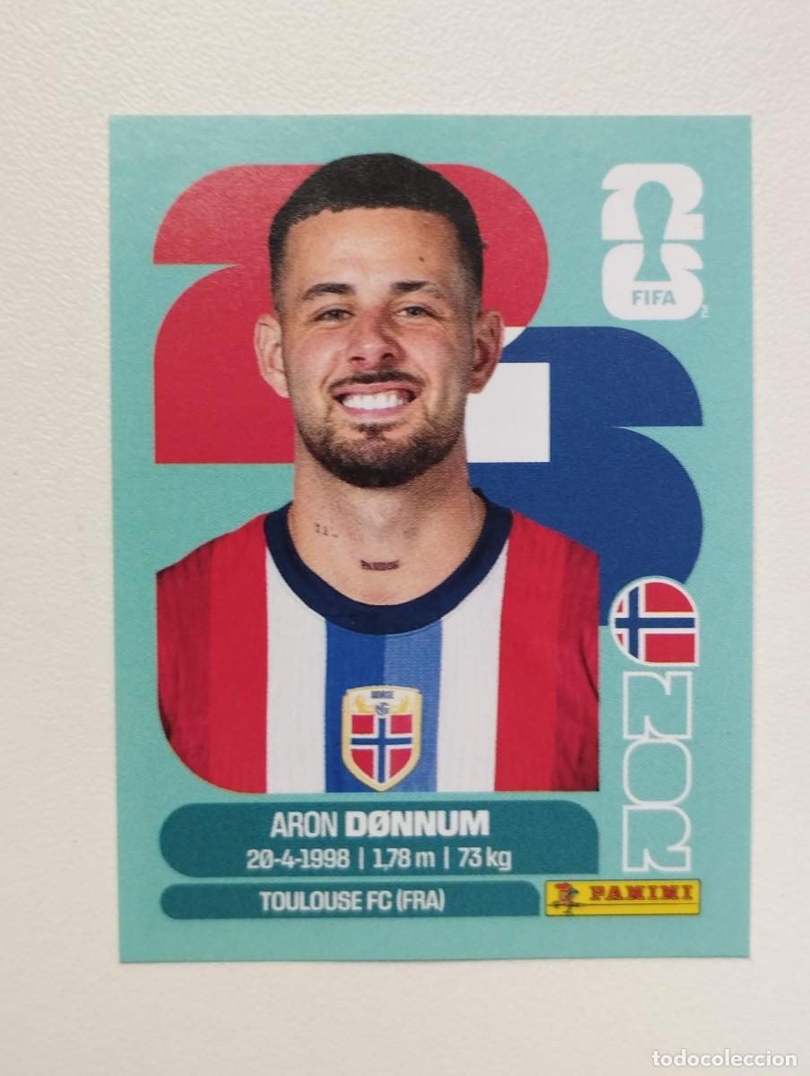 Cromos de F&uacute;tbol: CROMO STICKER WORLD CUP 2026 MUNDIAL 26 PANINI NORUEGA NOR17 NOR 17 ARON DONNUM