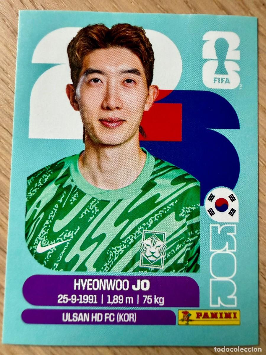 Cromos de F&uacute;tbol: KOR2 KOR 2 HYEON WOO JO COREA DEL SUR MUNDIAL FIFA WORLD CUP 2026 26 STICKER PANINI CROMO SIN PEGAR