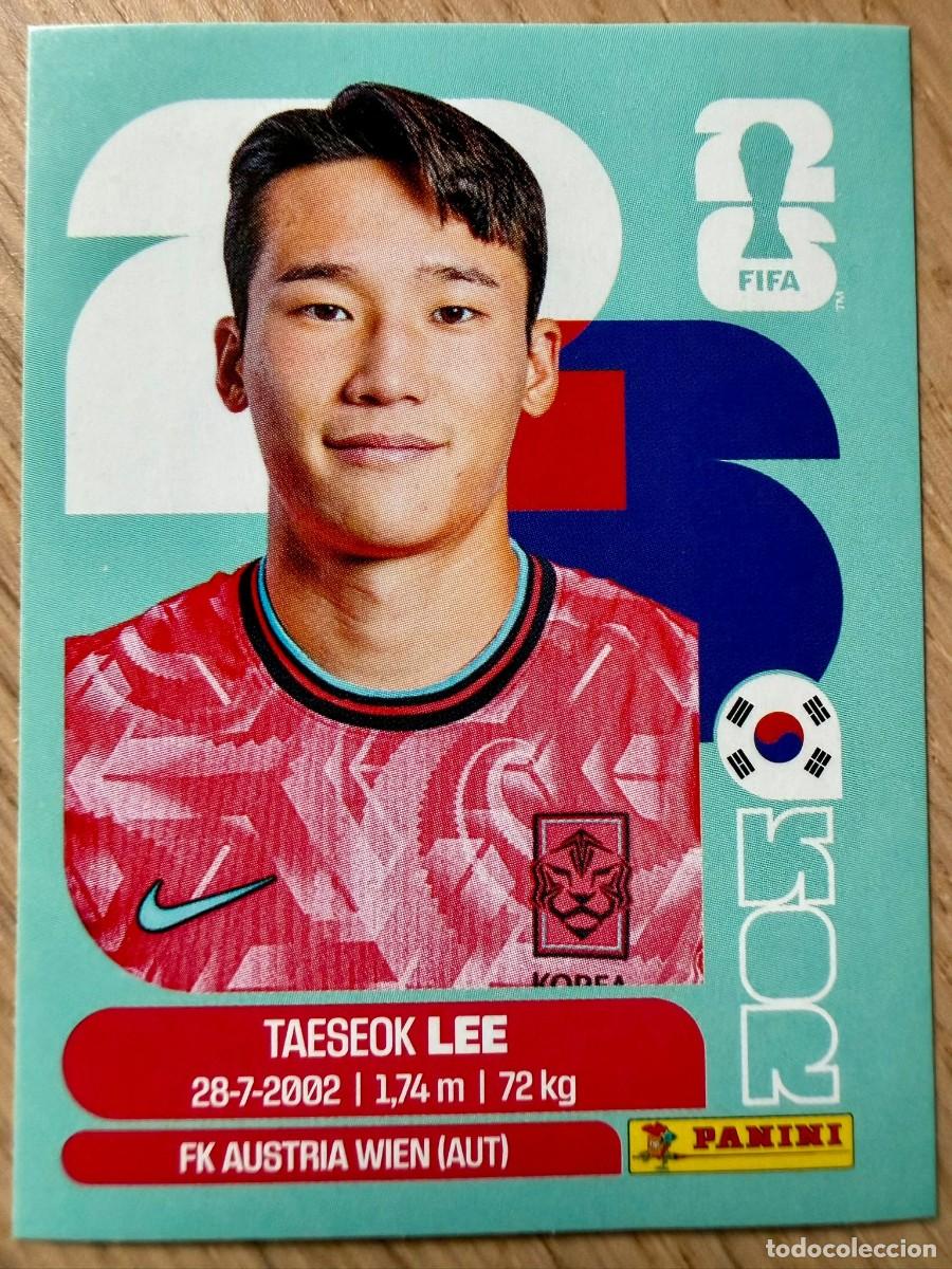 Cromos de F&uacute;tbol: KOR8 KOR 8 TAESEOK LEE COREA DEL SUR MUNDIAL FIFA WORLD CUP 2026 26 STICKER PANINI CROMO SIN PEGAR