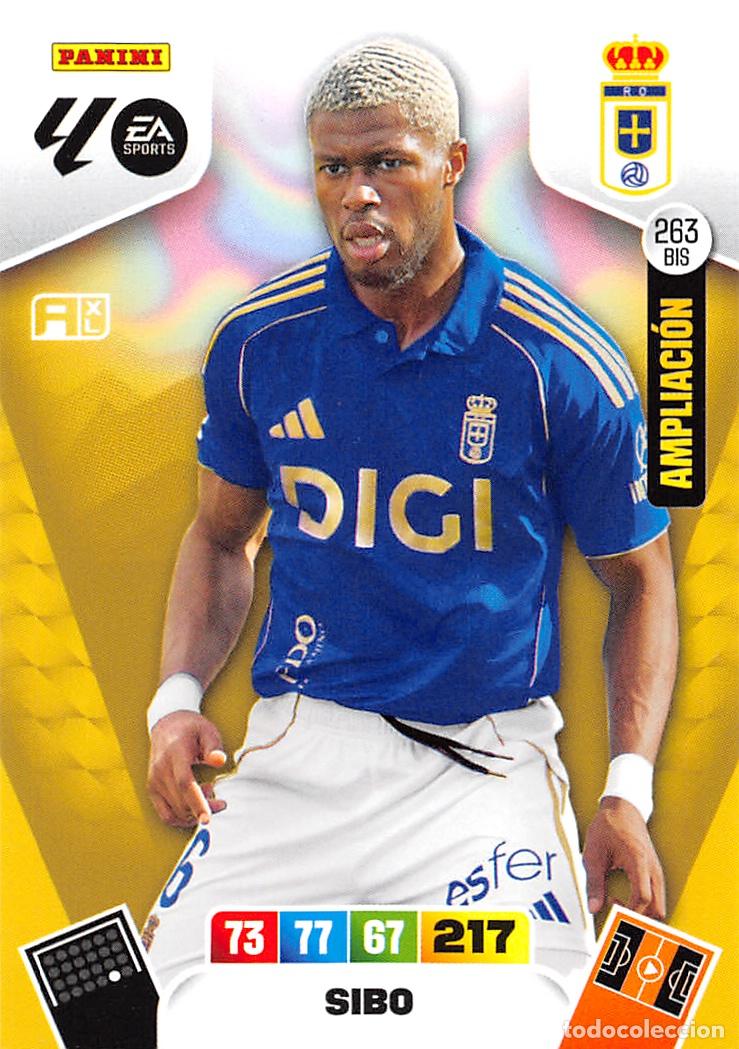 Cromos de F&uacute;tbol: PANINI ADRENALYN 25/26 2025/2026 #263 BIS SIBO (REAL OVIEDO)