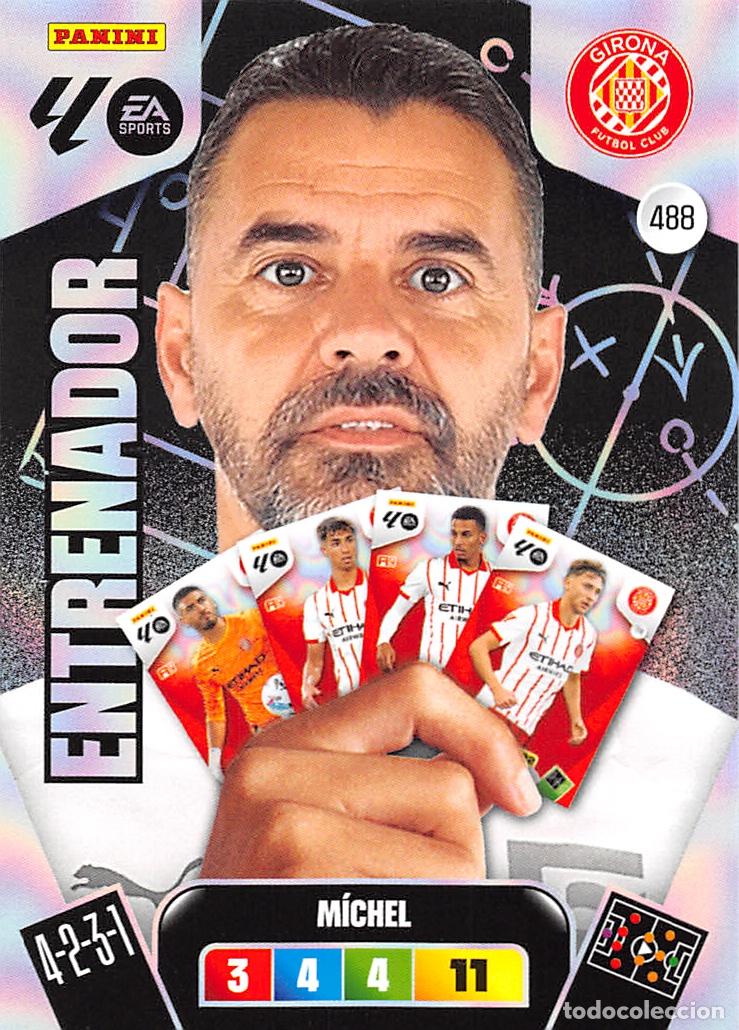 Cromos de F&uacute;tbol: PANINI ADRENALYN 25/26 2025/2026 #488 MICHEL (GIRONA F.C.) ENTRENADOR