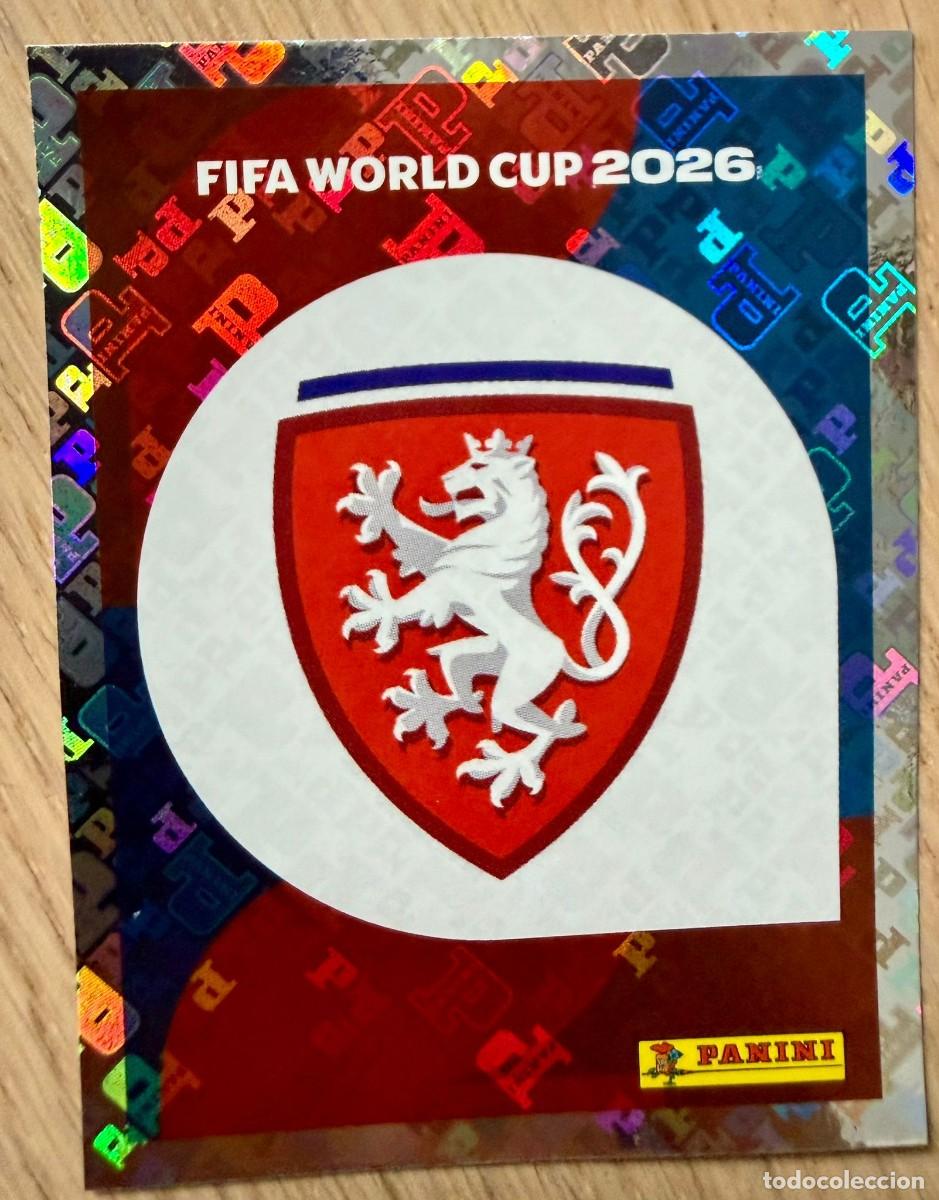 Cartes &agrave; collectionner de Football: CZE1 CZE 1 ESCUDO REPUBLICA CHECA MUNDIAL FIFA WORLD CUP 2026 26 STICKER PANINI CROMO SIN PEGAR