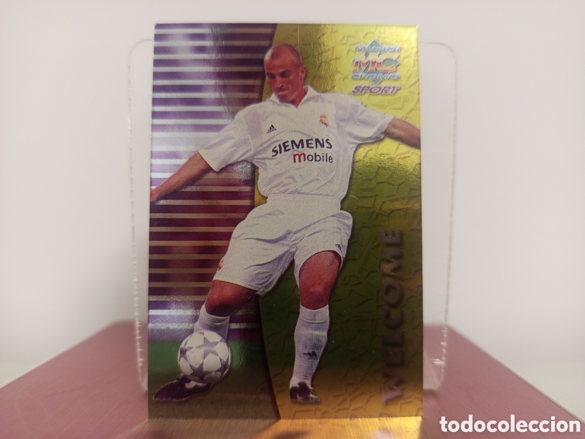 Cartes &agrave; collectionner de Football: ❇️ CROMO ⚽ CAMBIASSO REAL MADRID MUNDICROMO 2002 2003 ❇️