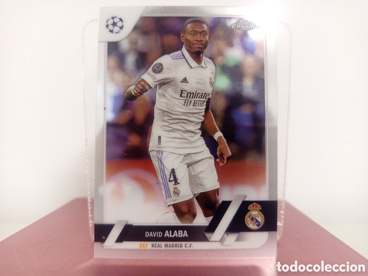 Cromos de F&uacute;tbol: ❇️ CROMO ⚽ DAVID ALABA REAL MADRID 82 TOPPS CHROME 2022 2023 22 23 ❇️