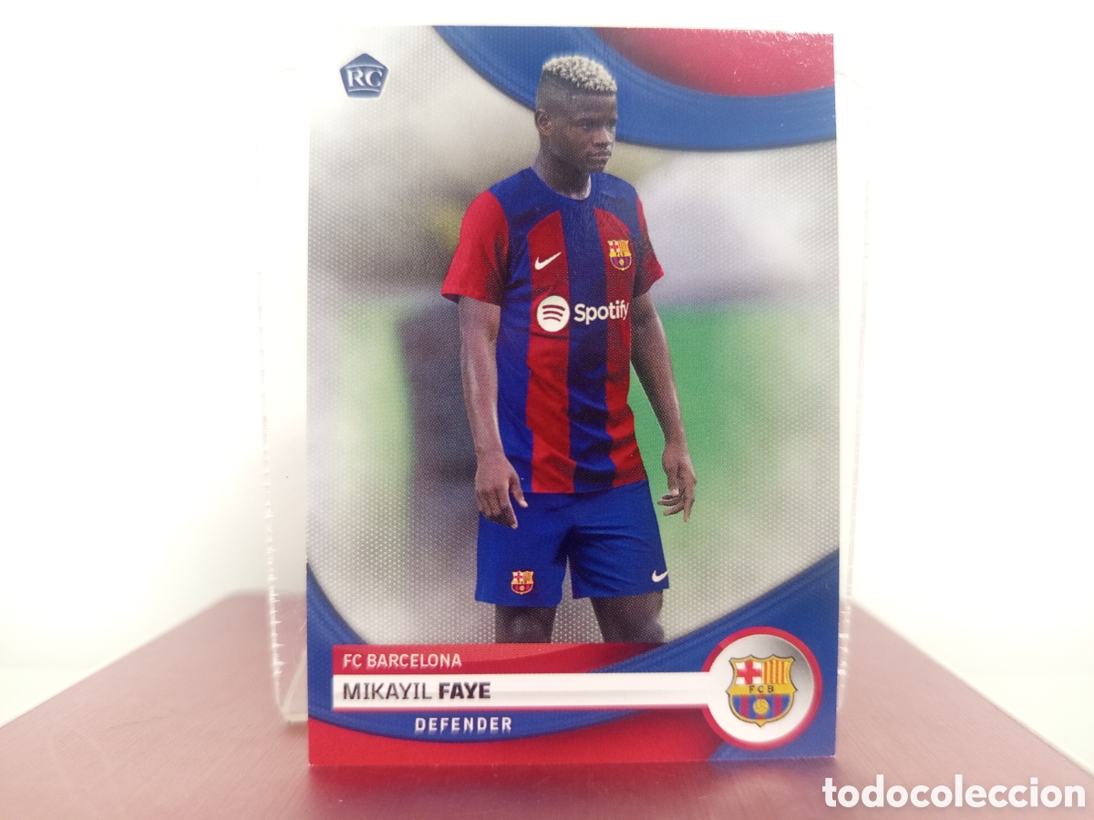 Cromos de F&uacute;tbol: ❇️ CROMO ⚽ ROOKIE MIKAYIL FAYE FC BARCELONA TOPPS FAN SET 2023 24 ❇️