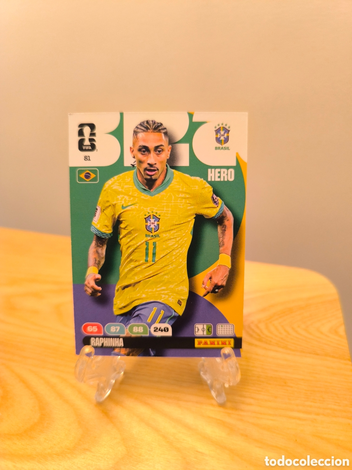 Cromos de F&uacute;tbol: Raphinha Adrenalyn 2026 n&deg;81 Brasil