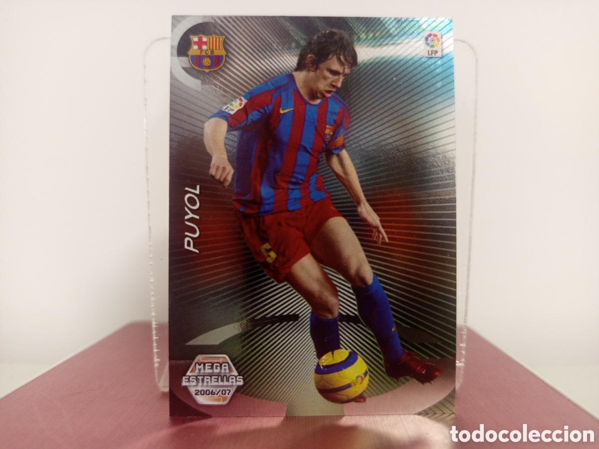 Cromos de F&uacute;tbol: ❇️ CROMO ⚽ PUYOL FC BARCELONA MEGA ESTRELLAS PANINI MEGACRACKS 2006 2007 ❇️