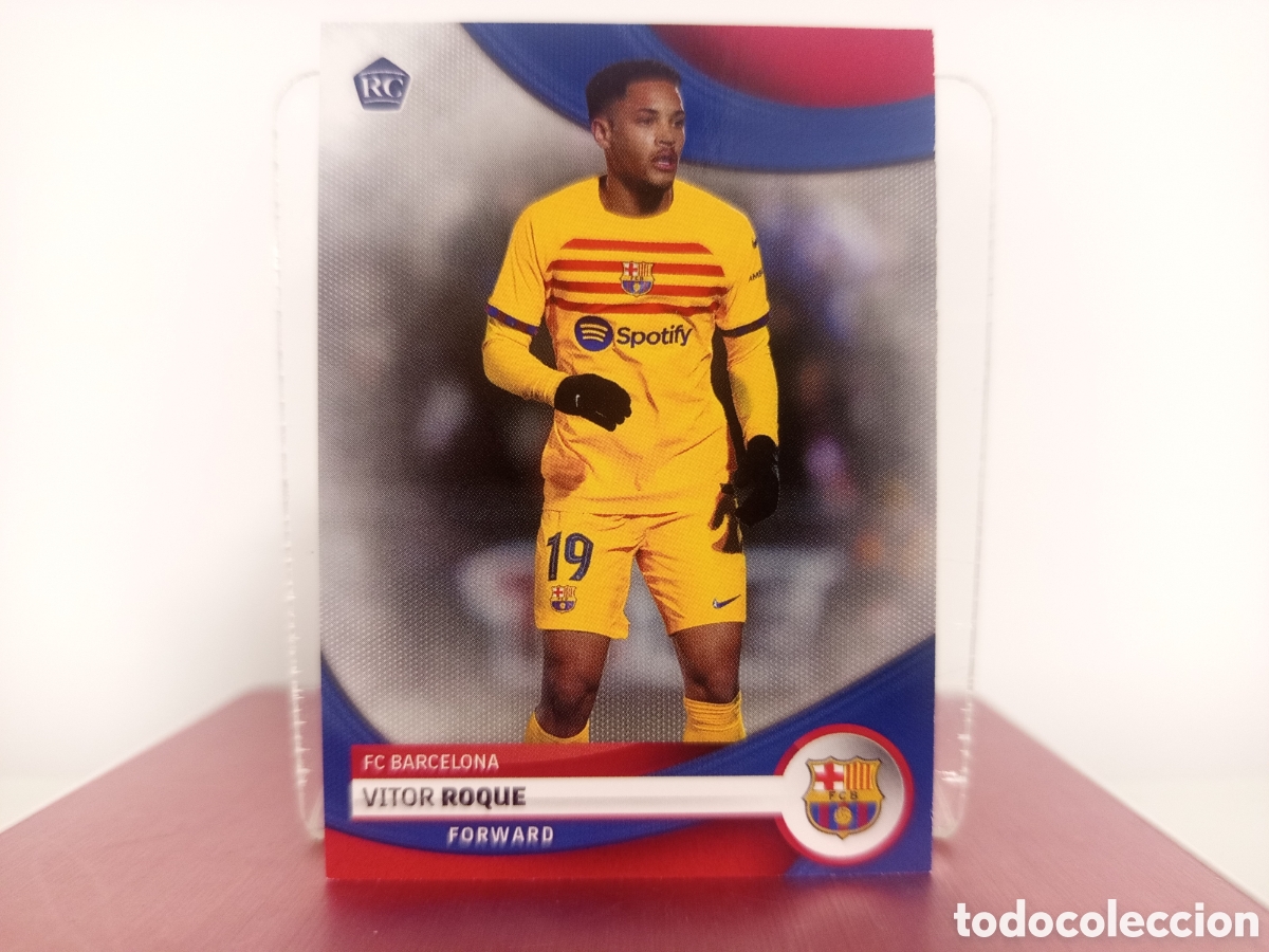 Cromos de F&uacute;tbol: ❇️ CROMO ⚽ ROOKIE VITOR ROQUE FC BARCELONA TOPPS FAN SET 2023 24 ❇️